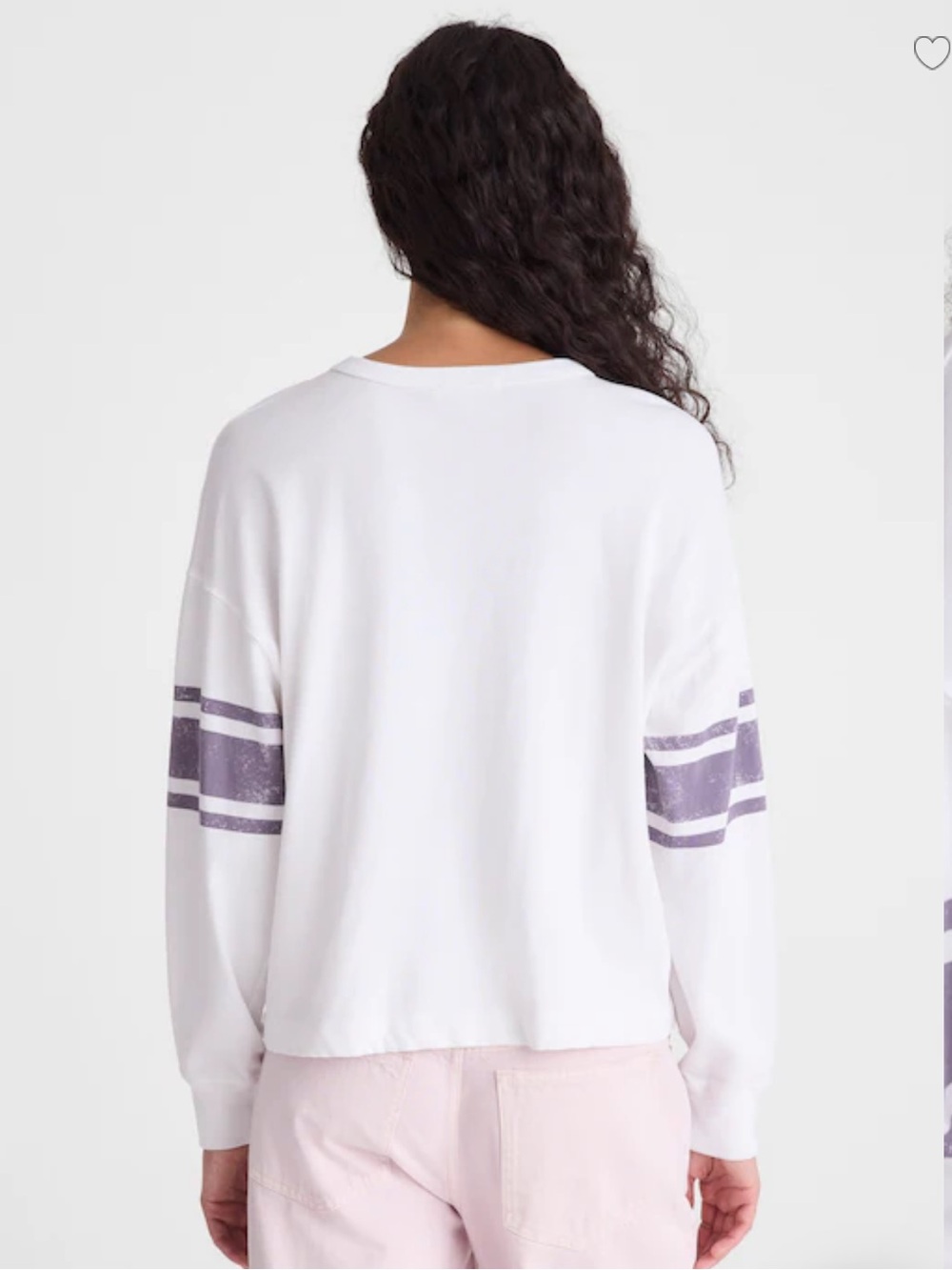 Madewell The Relaxed Crewneck Tee- '64 Graphic and Sleeve Stripes - Picture 5 of 9